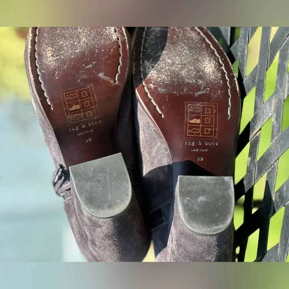 Rag & Bone — Suede Ankle Booties - Picture 7 of 7